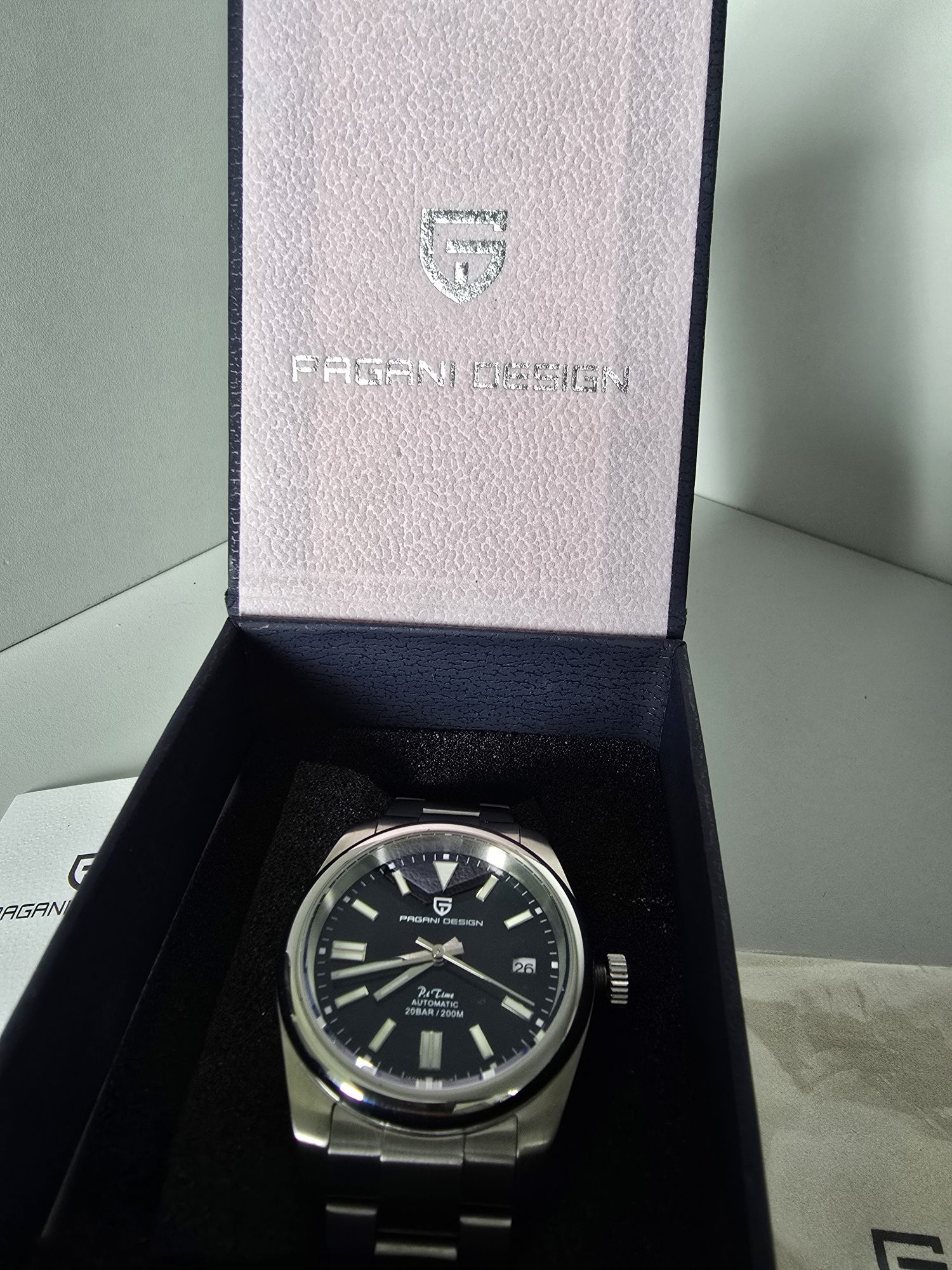 Unikatowy zegarek męski Pagani Design PD-1690- Black