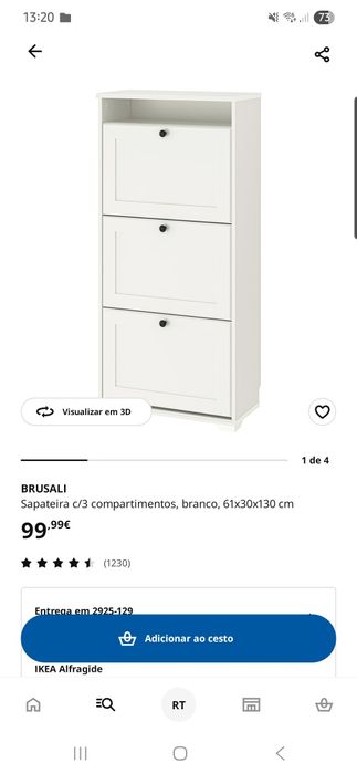 Sapateira Ikea BRUSALI