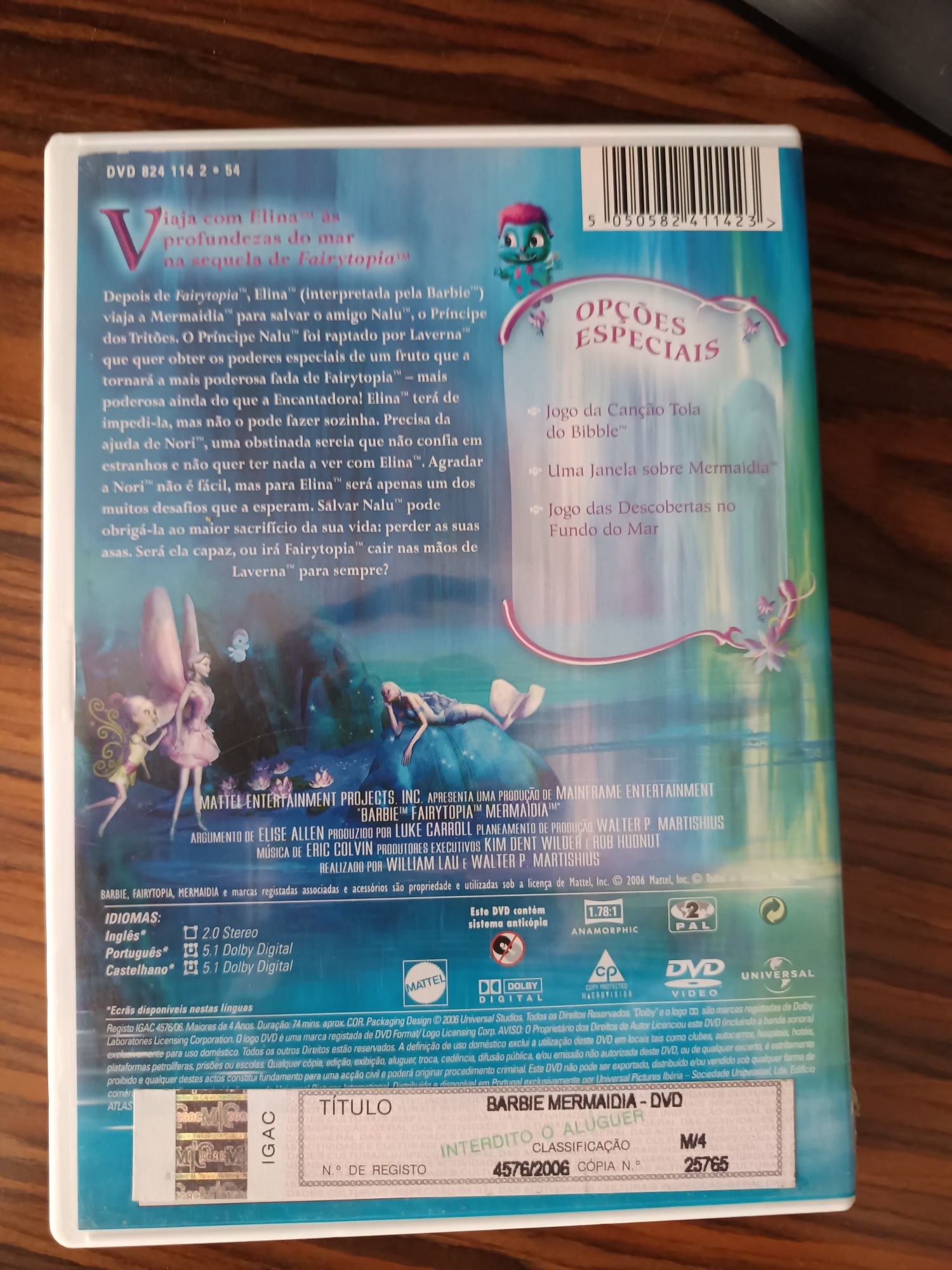 DVD Barbie mermaidia