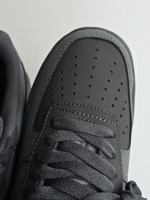 Чоловічі зимні кросівкі Nike Air Force, шкіряні, стильні, кроссовки