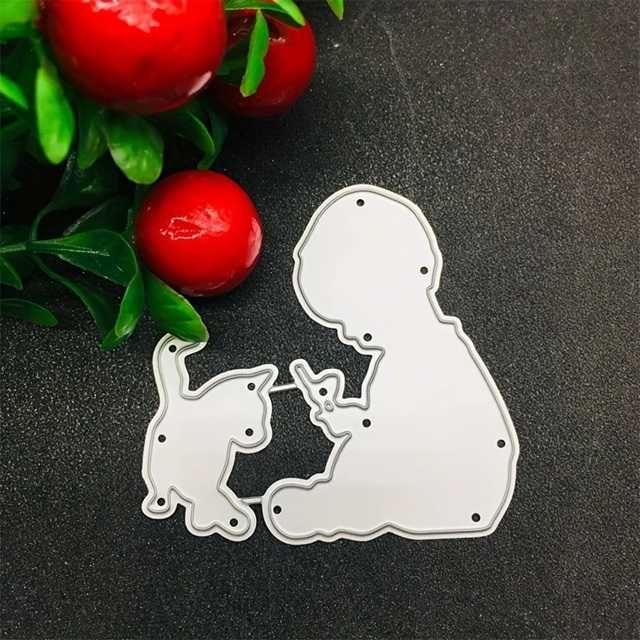 Conjunto de Cortantes Bebé com Passarinho e Gatinho