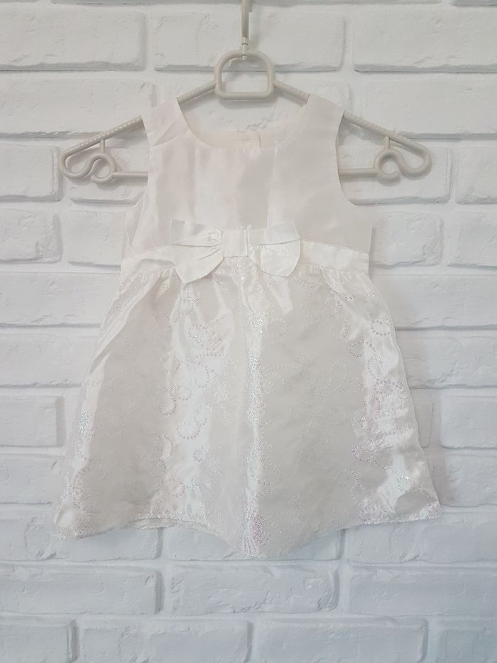 Biała sukienka 12-18m 86 cm