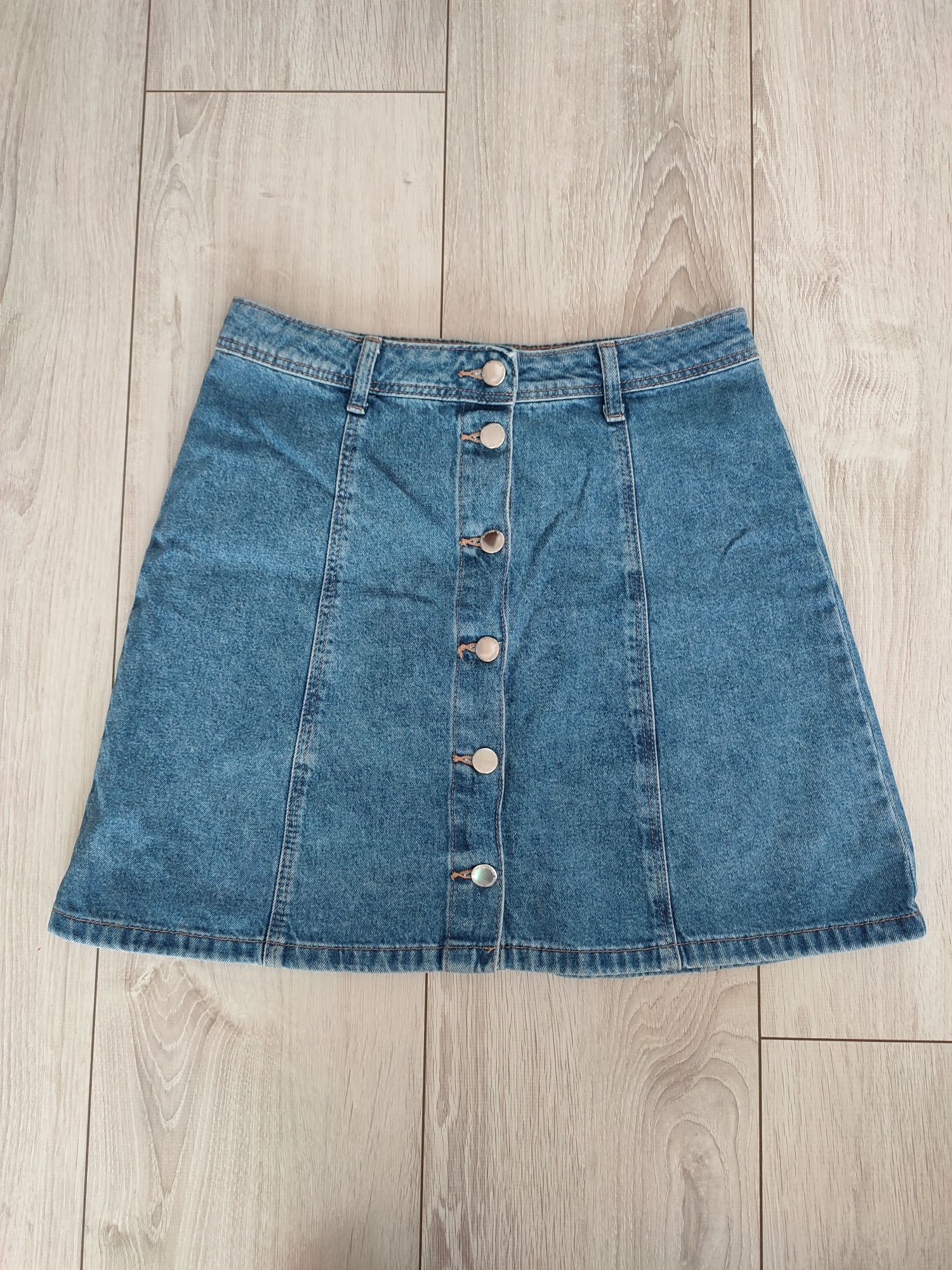 Trapezowa spódniczka jeansowa, H&M, rozmiar 38.