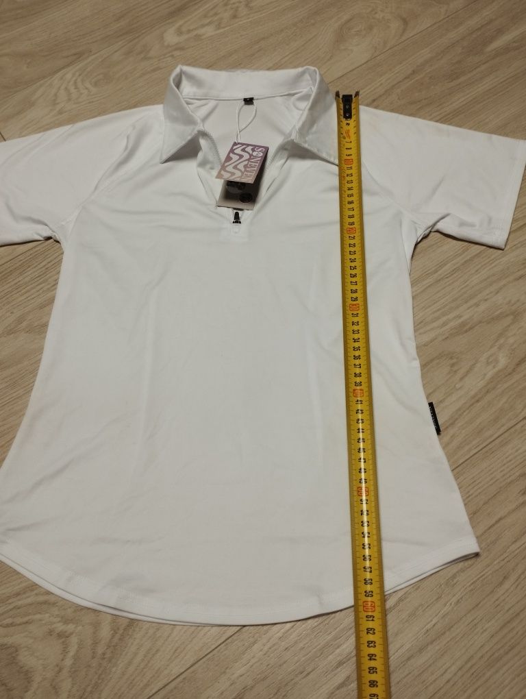Bluzka biała tenis-golf S