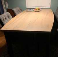 Stół drewniany 160x100 z litego drewna, salonowy
