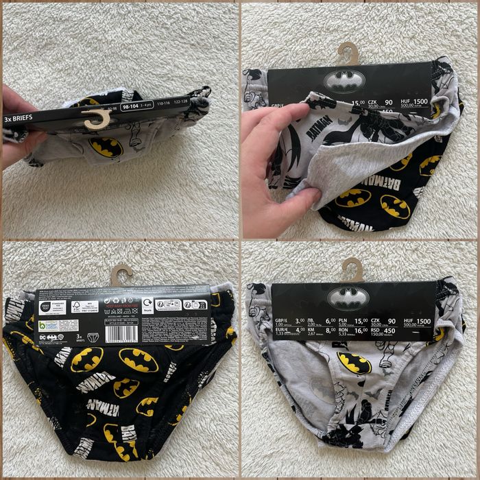 Набір трусиків 98-104, ціна за 3 шт