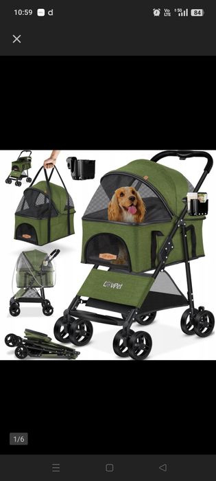 Wózek dla pieska Lupet, transporter