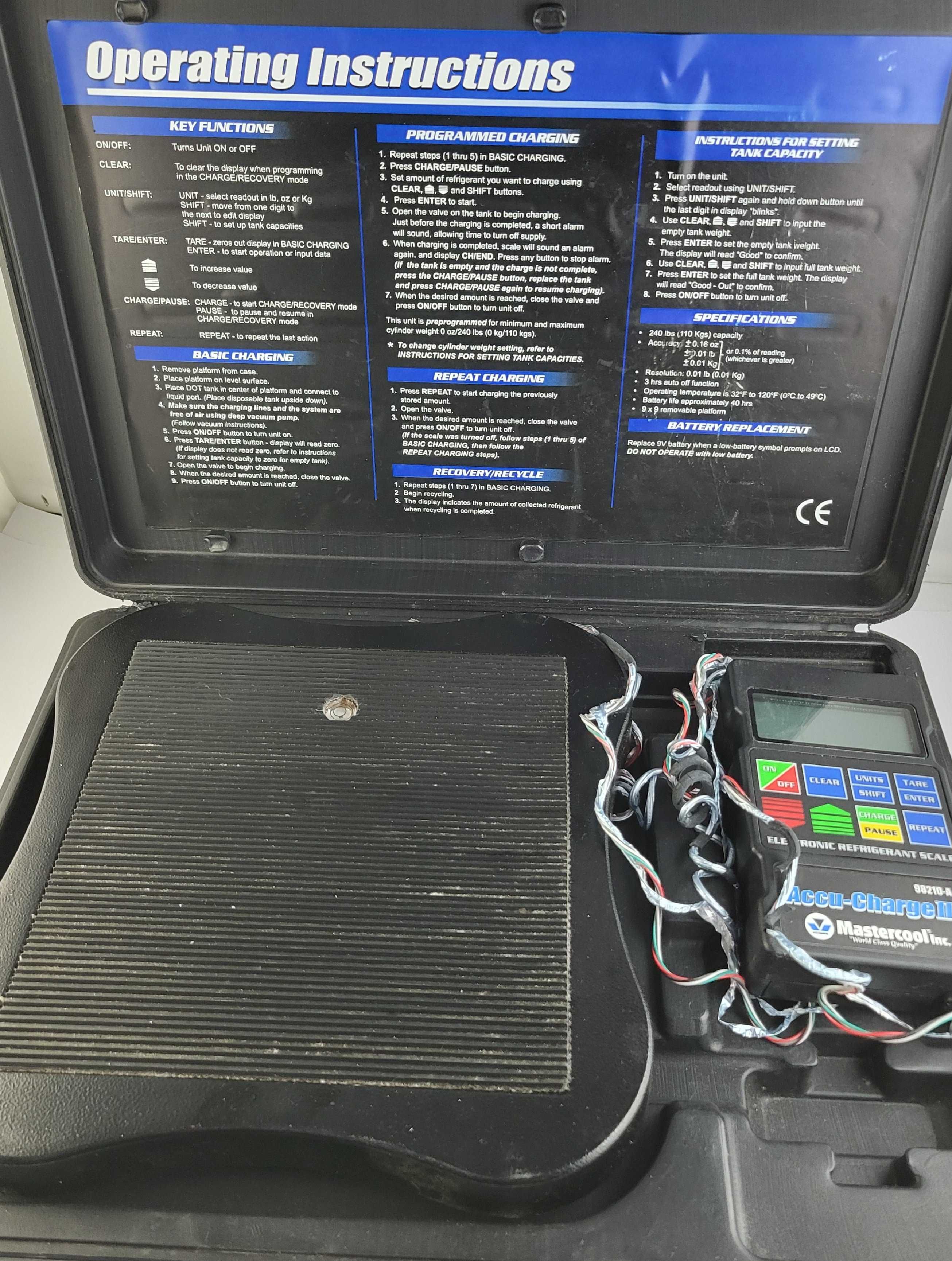 Waga Mastercool ACCU CHARGE II