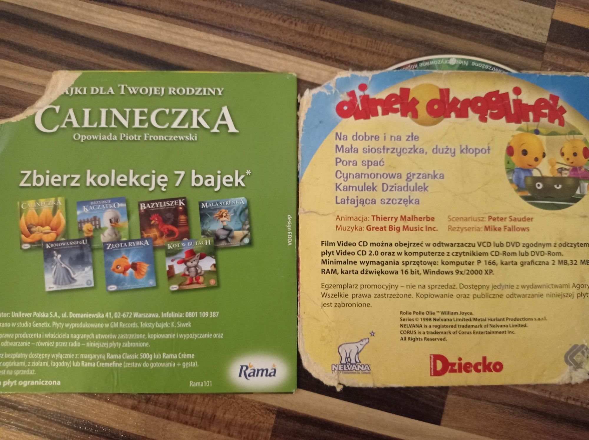 Olinek Okrąglinek i Calineczka CD