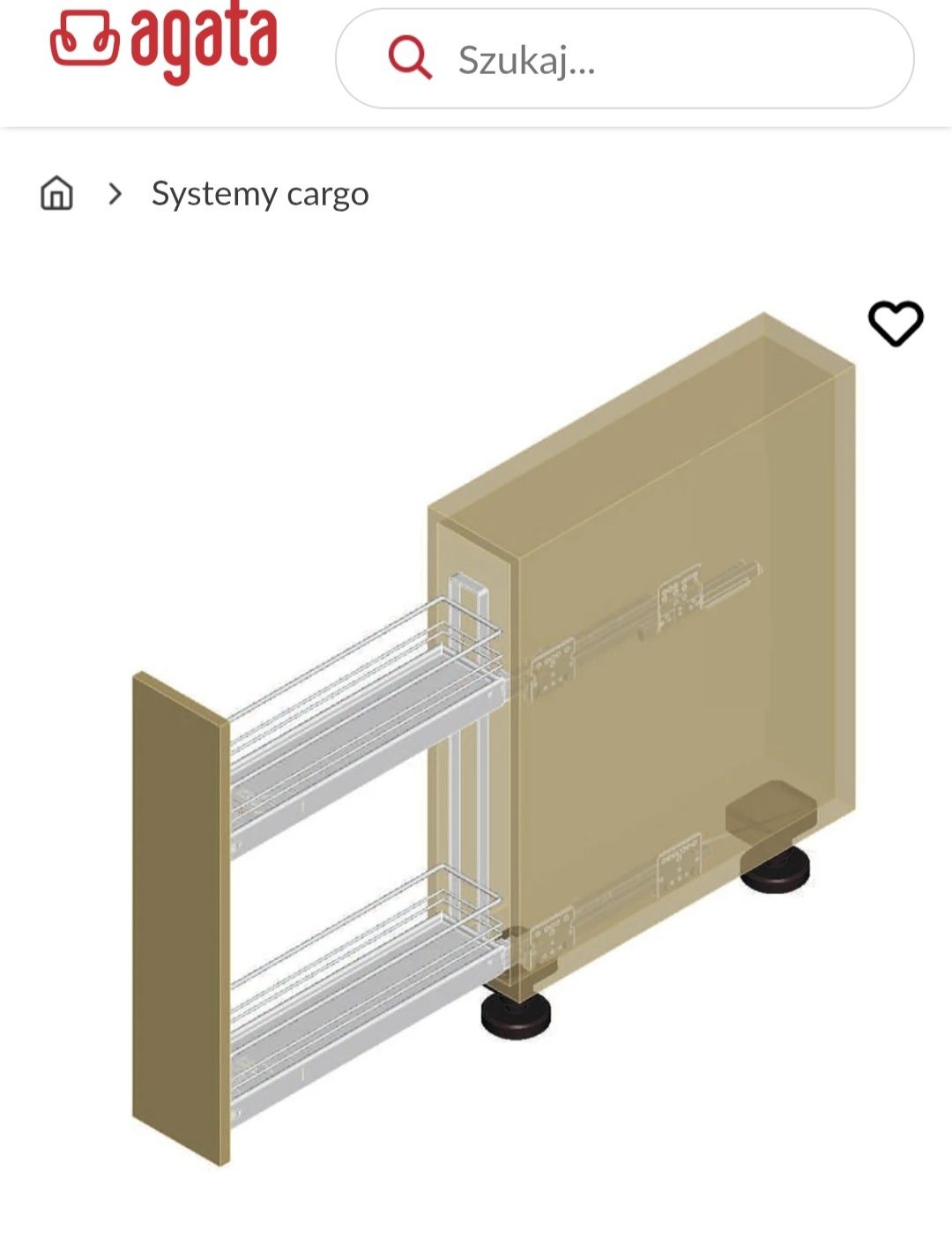 Kosze system Cargo Agata Meble