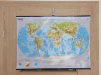 Mapa świata do powieszenia