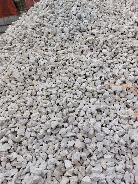 Kruszywo ozdobne grys 8 _16 tłuczeń kliniec kielecki biały