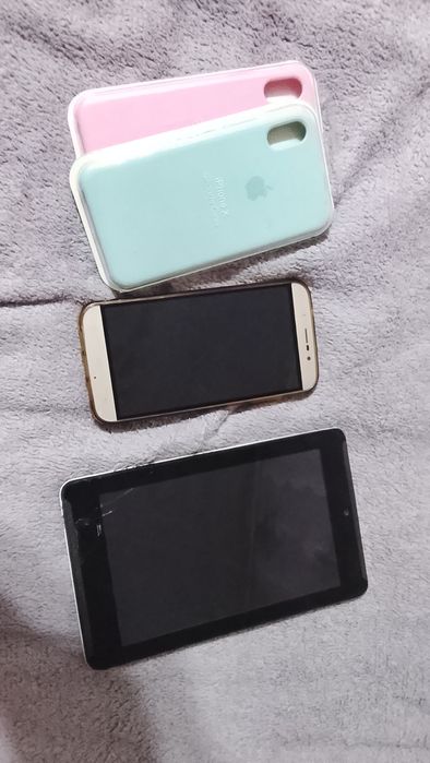 Продам телефон, планшет,чехлы
