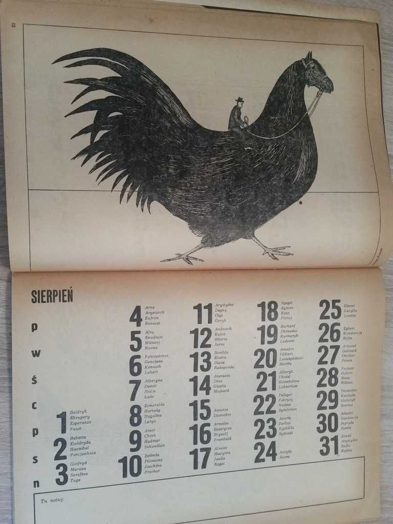Kalendarz Szpilek na rok satyryczny 1975-76