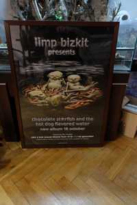 Plakat Limp Bizkit ,,Chocolate starfish and " Iron maiden metal obraz
