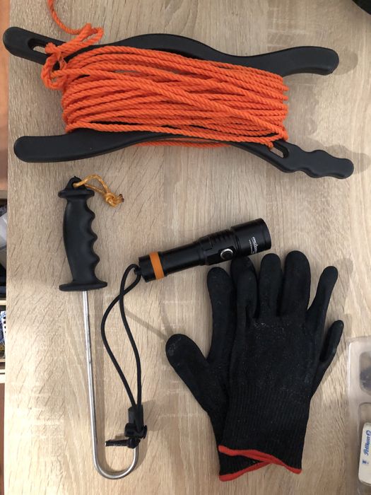 Material completo para caça submarina