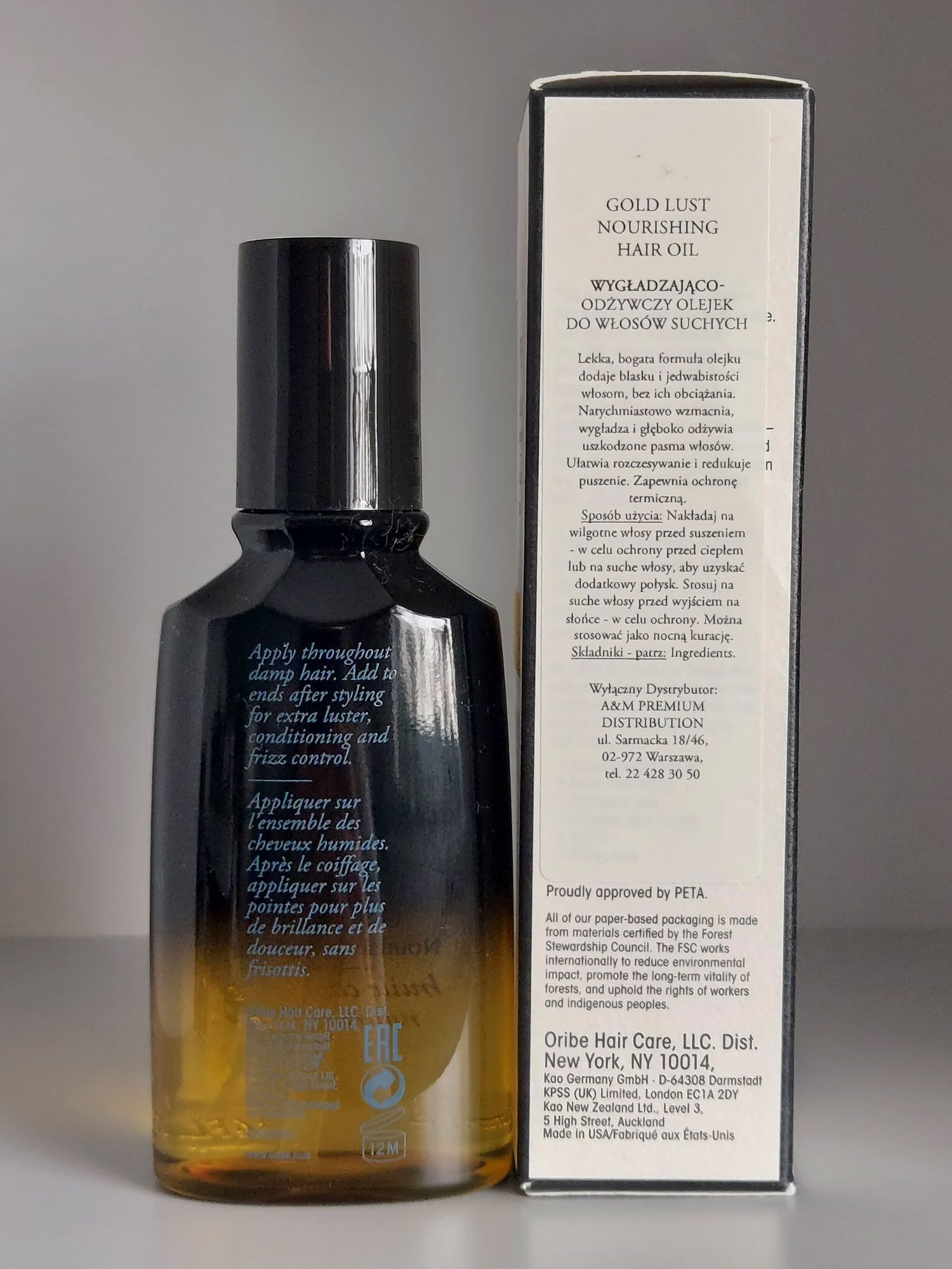 Oribe Gold Lust Nourishing Hair Oil 100 ml olejek do włosów