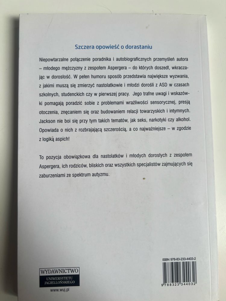 Seks, prochy i zespół Aspergera Luke Jackson