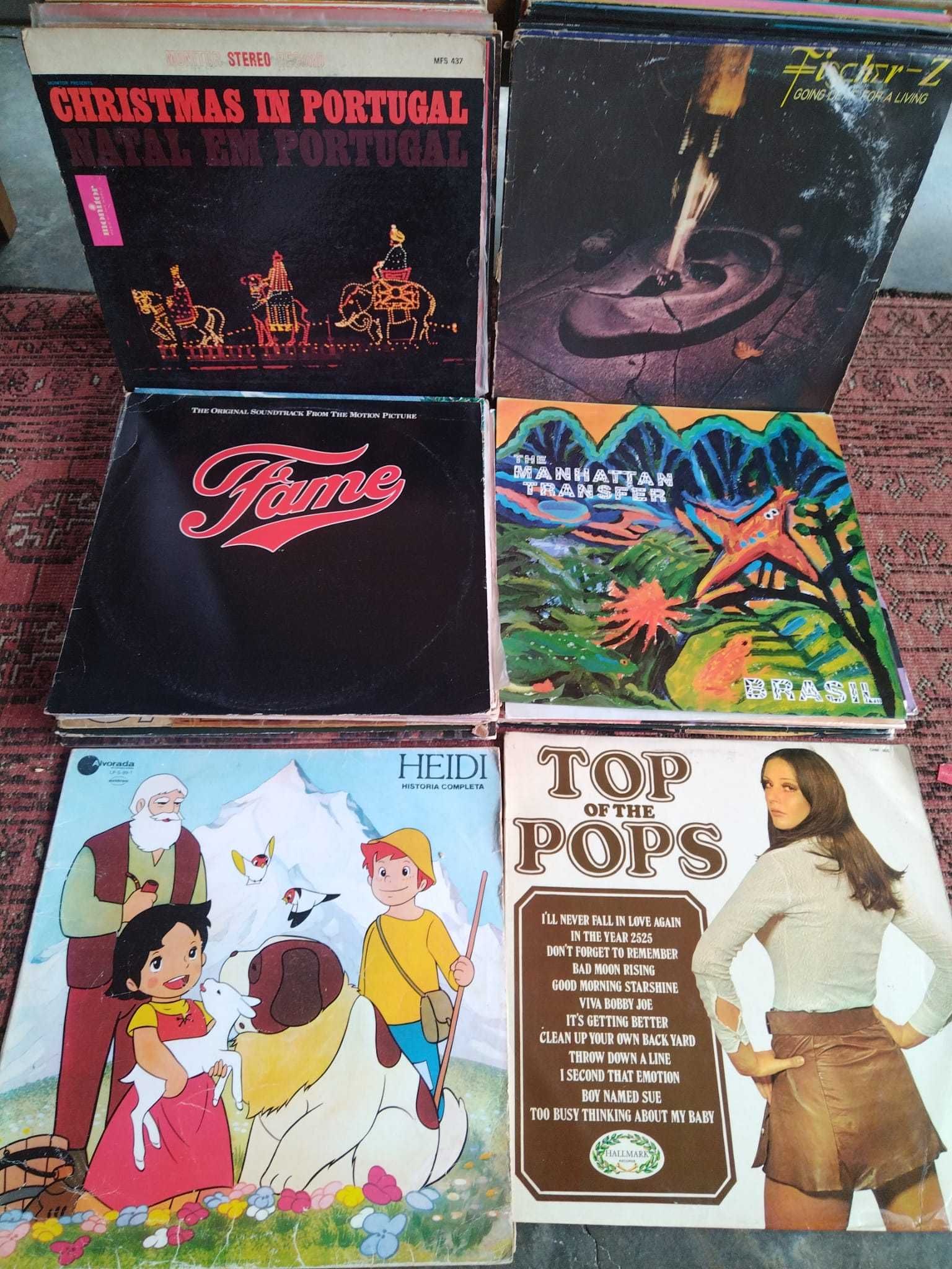 Vinil LP : Lote de 110 discos para desocupar