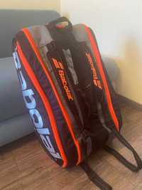 Тенісна сумка Babolat Pure Strike x12 black/fluo red