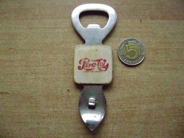 Starocie z PRL - Birofilistyka = Otwieracz Pepsi - Cola kolekcjonerski