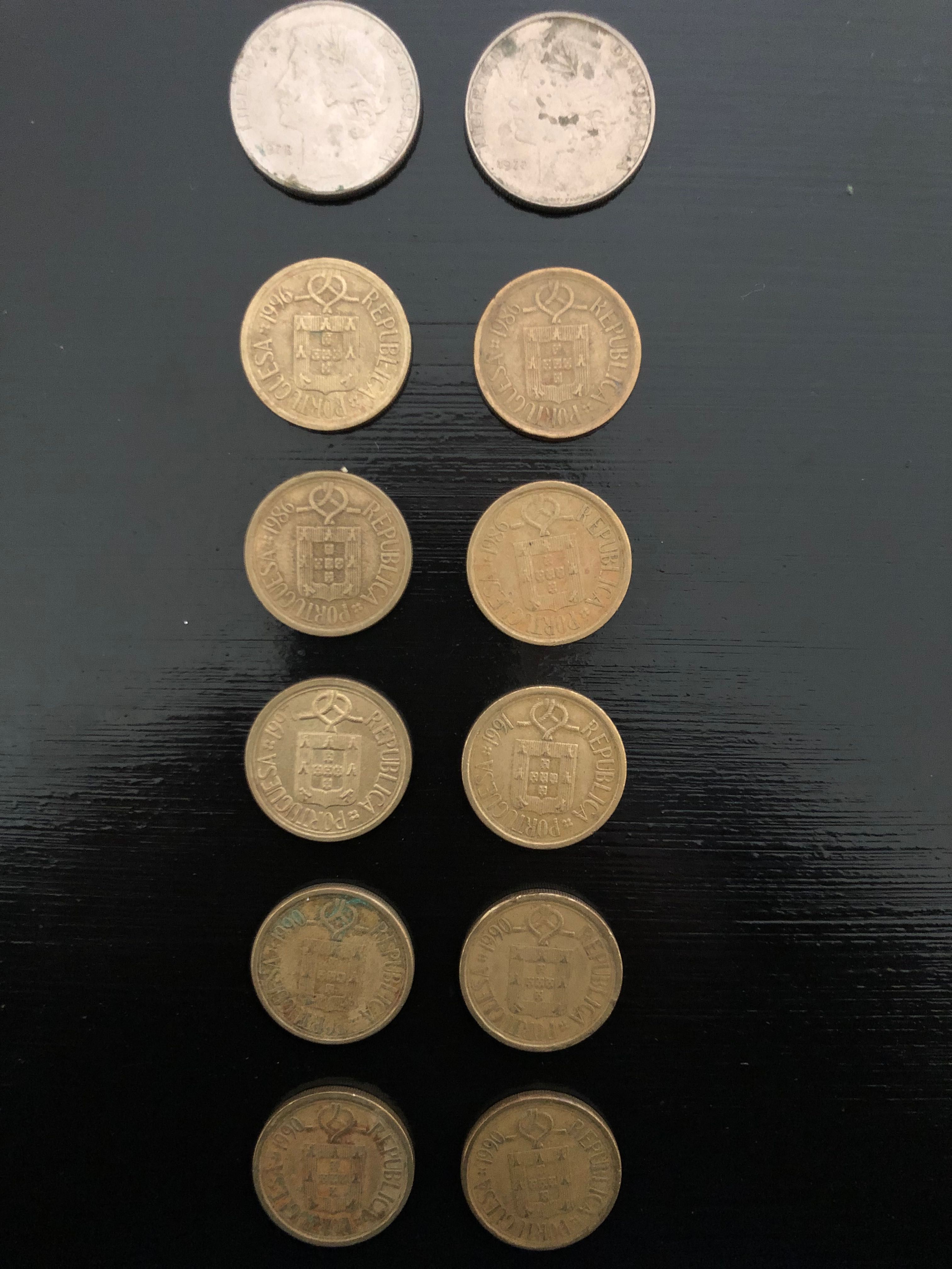 Moedas coleção (escudos)