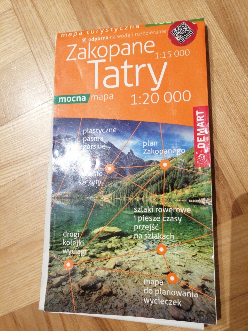 Mapa turystyczna zakopane Tatry