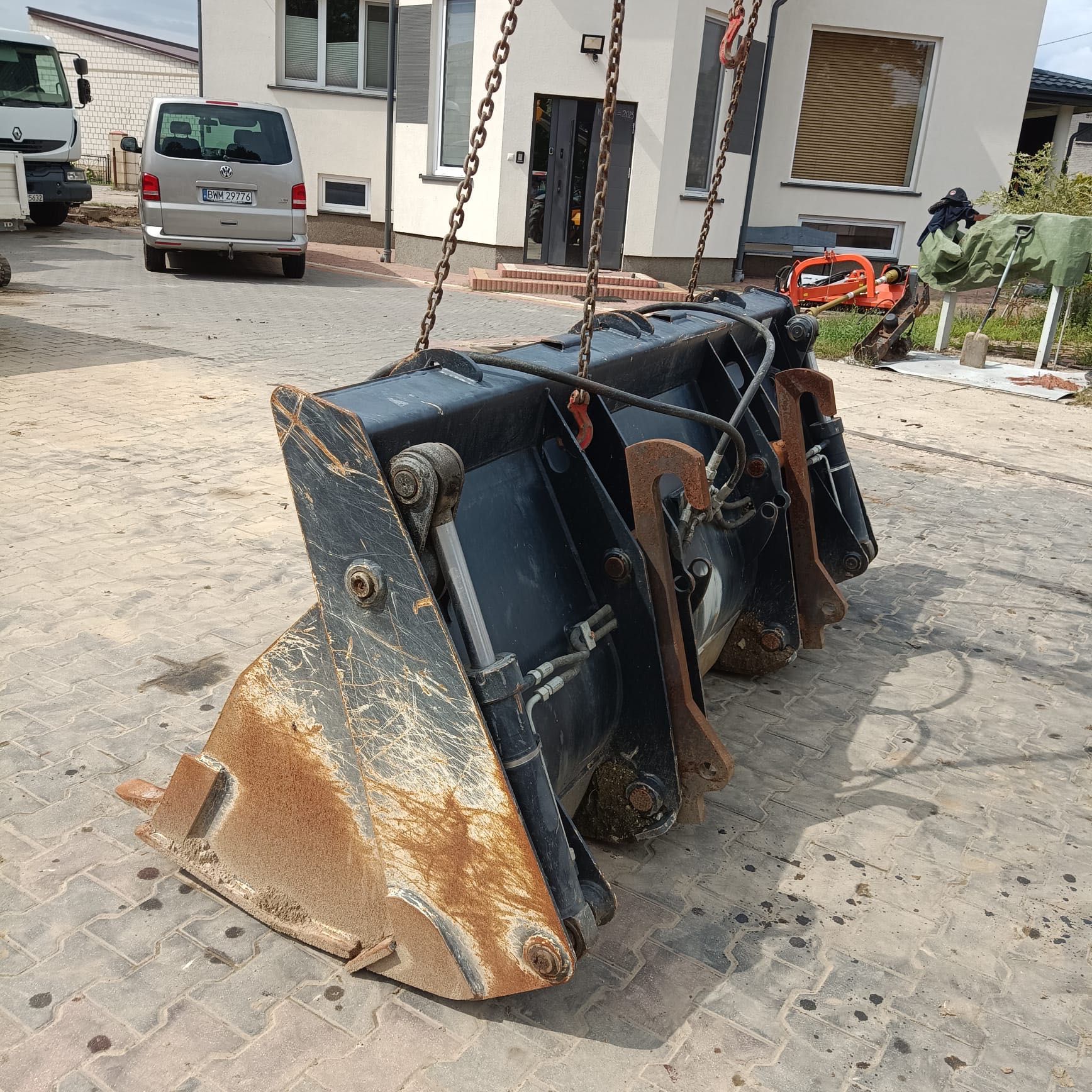 Łyżka szczęka 4w1 jcb q-fit 4cx 3cx
