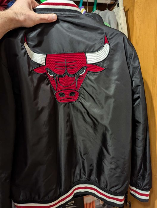 Мужской бомбер куртка NBA Chicago Bulls, размер L