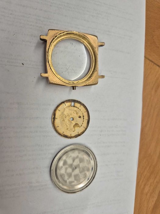 Złota koperta Glashütte Spezimatic Bison + tarcza