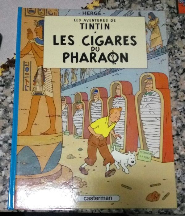 Banda desenhada Les aventures de Tintin : Les Cigares du pharaon