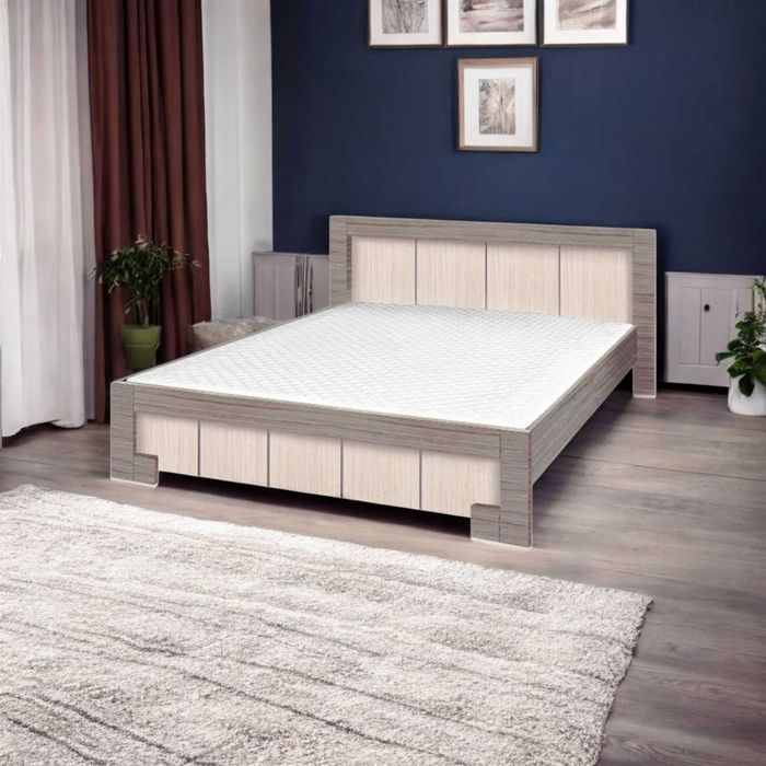 Łóżko Vox modern szerokość 140 cm, dwie szuflady, dwie szafki nocne.