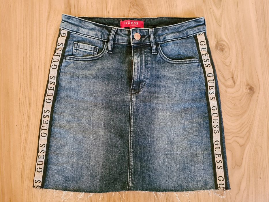 GUESS spódnica jeans mini XS/S rozm.25 Nowa !