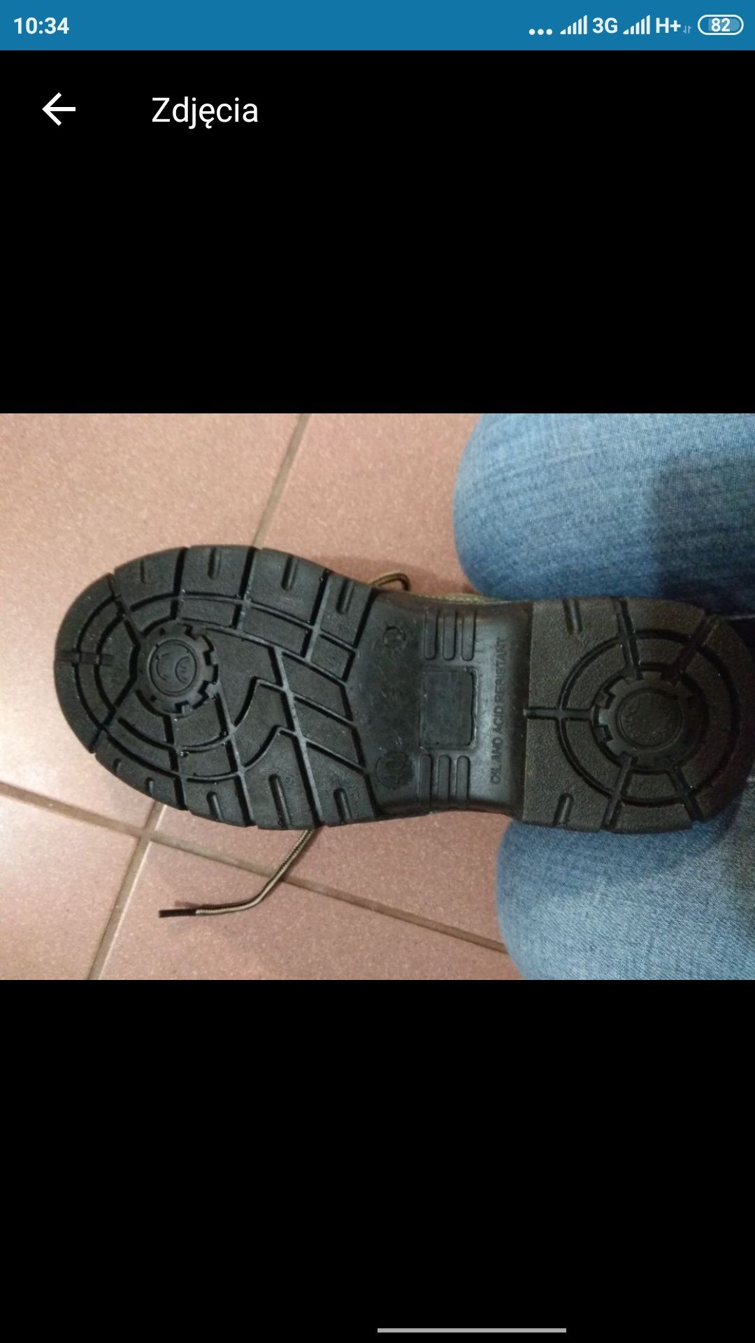 Buty, trzewiki skórzane , r. 40