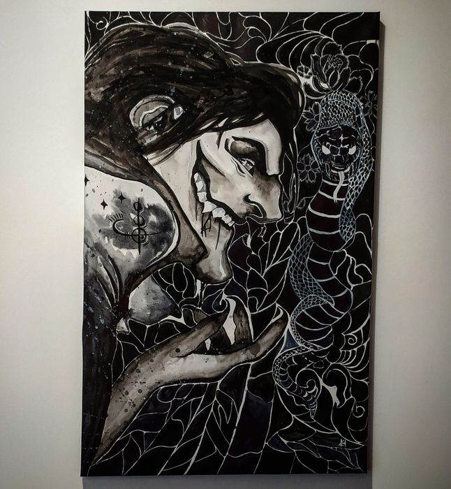 Картину Япония акварель