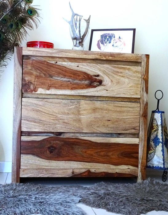 Szafka / bieliźniarka z litego drewna  - AlmiDecor
