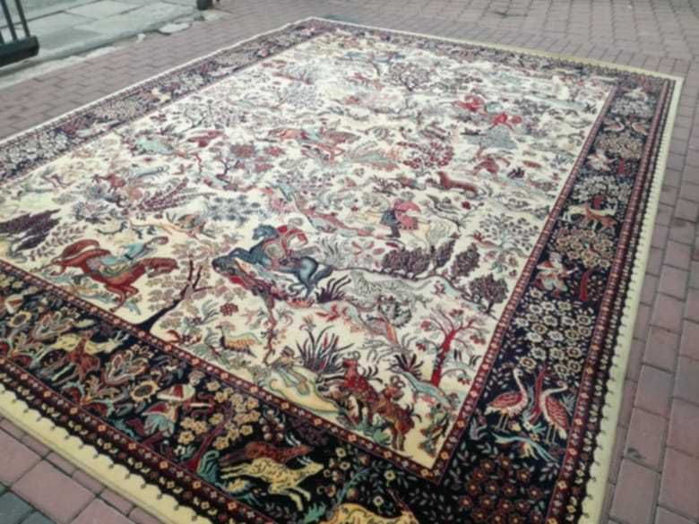 Dywan 250x350 Dywilan Polowanie Wełna 100% wyprany idealny Wysyłka