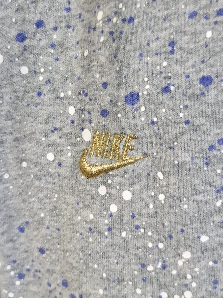 Nike damska bluza z kapturem kangurka szara XS