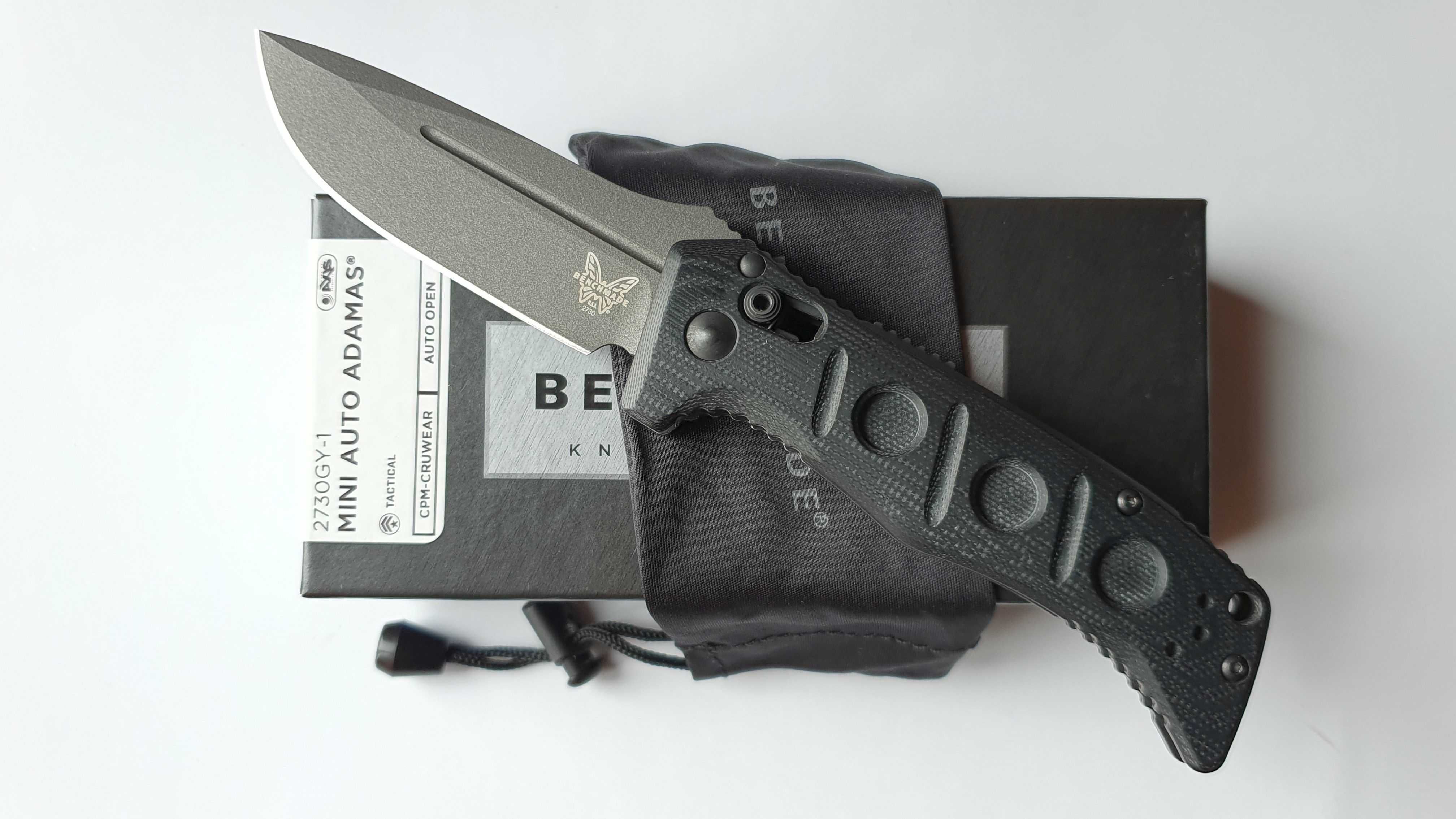 Nóż automatyczny Benchmade 2730GY-1 Mini Auto Adamas CPM Cru-Wear