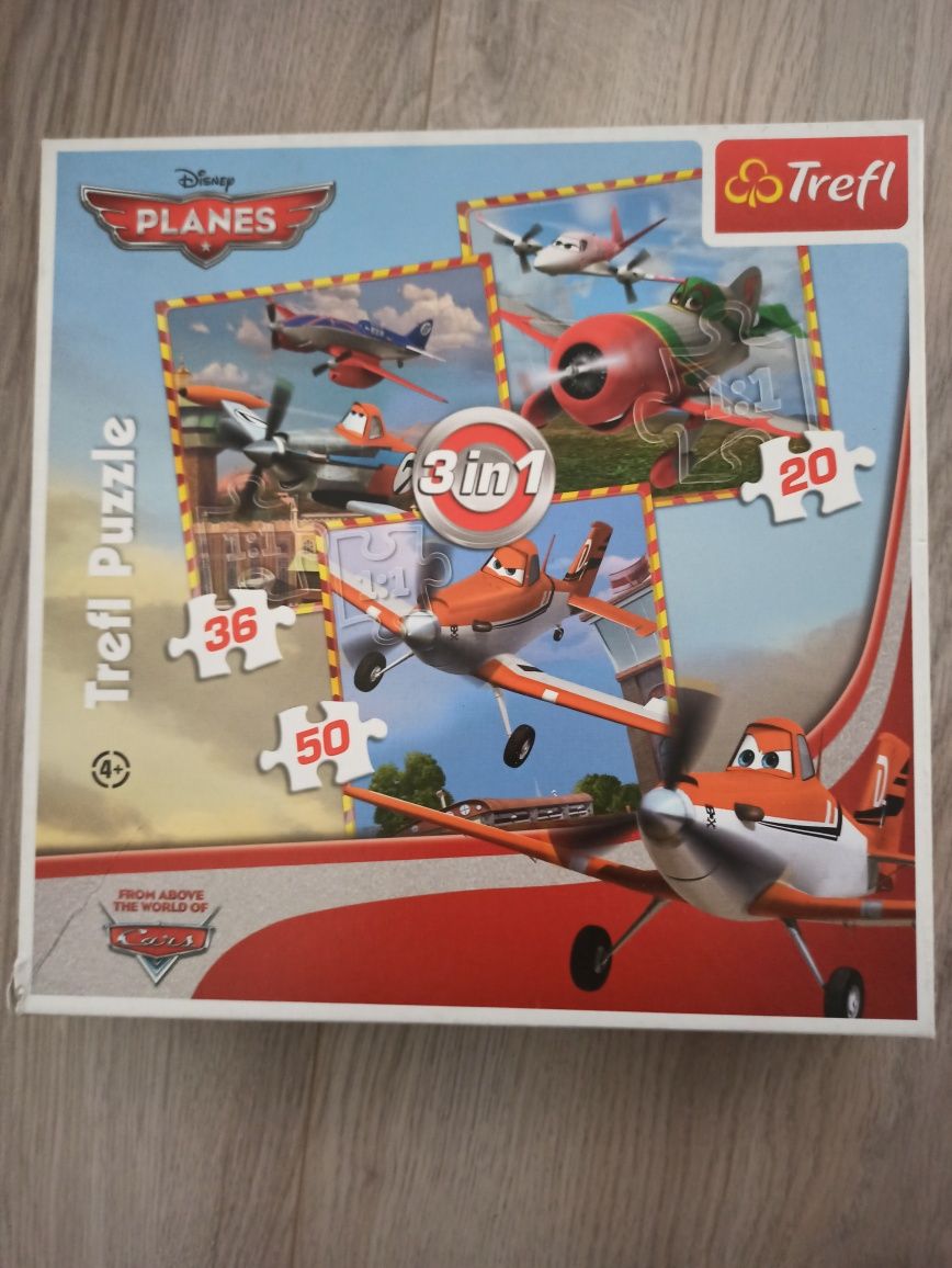 Puzzle 3w1 Samoloty