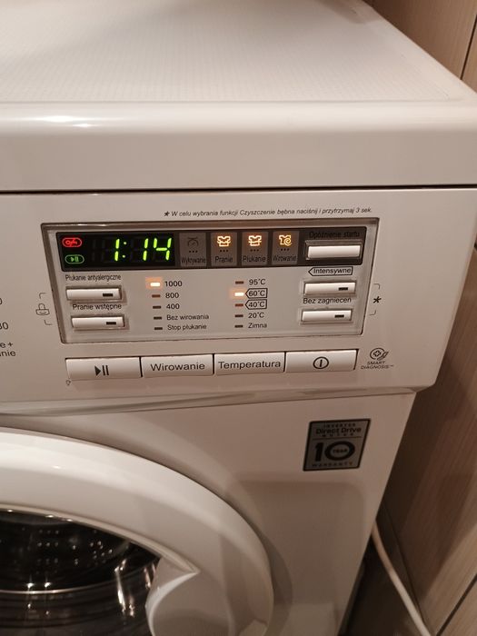Pralka LG Inverter Direct Drive 6 kg A+++