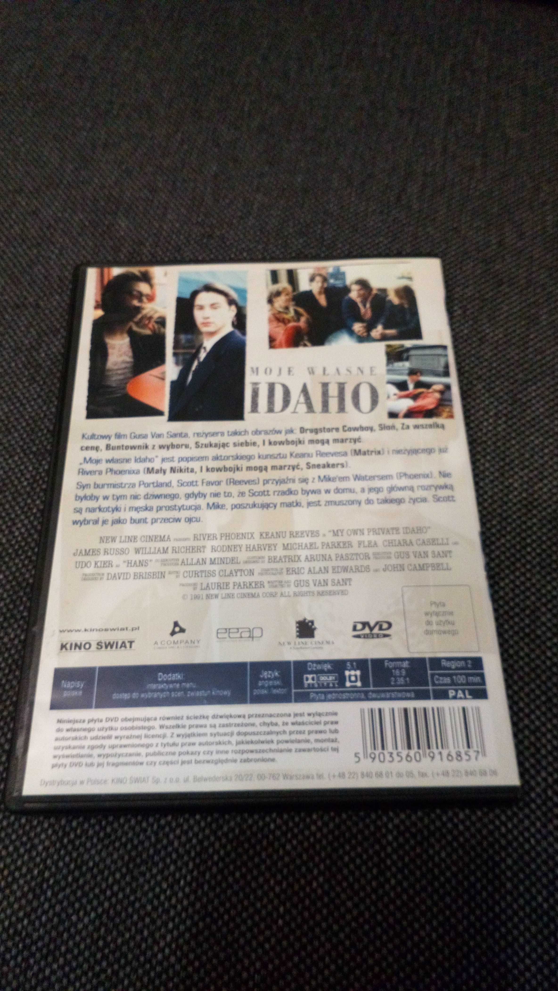 Film DVD - Moje własne Idaho - reż. Gus Van Sant, stan BDB