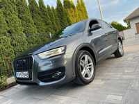 Audi Q3 2.0TDI 140KM S-LINE FULL LED Navi Półskóry Grzane Fotele 2xPdc Serwis