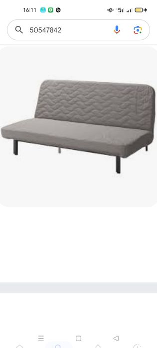 Capa p/sofá-cama Nyhamn/ Jogo cama El Corte Inglês. NOVOS