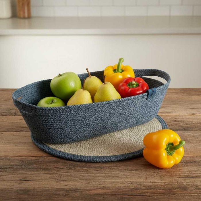 Набір з 4 шт. підтарільників 30 см і кошика овального (колір на вибір)