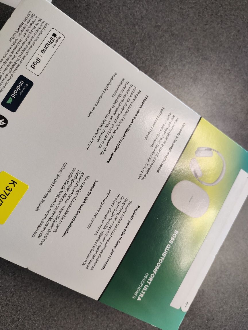 W2// Bose/ QuiteComfort Ultra BT/ Nowe