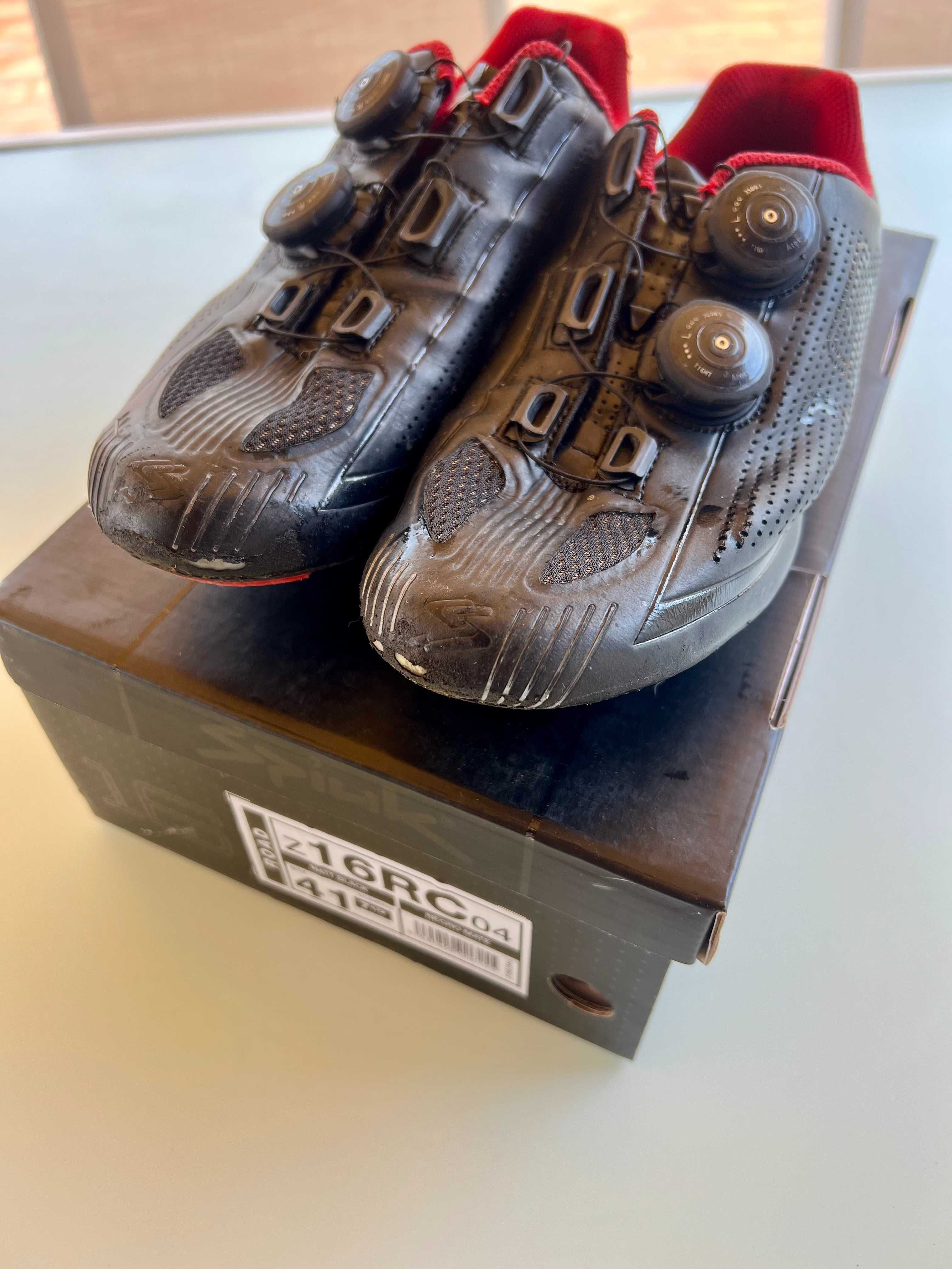 Sapatos Encaixe Ciclismo Estrada e BTT Usados