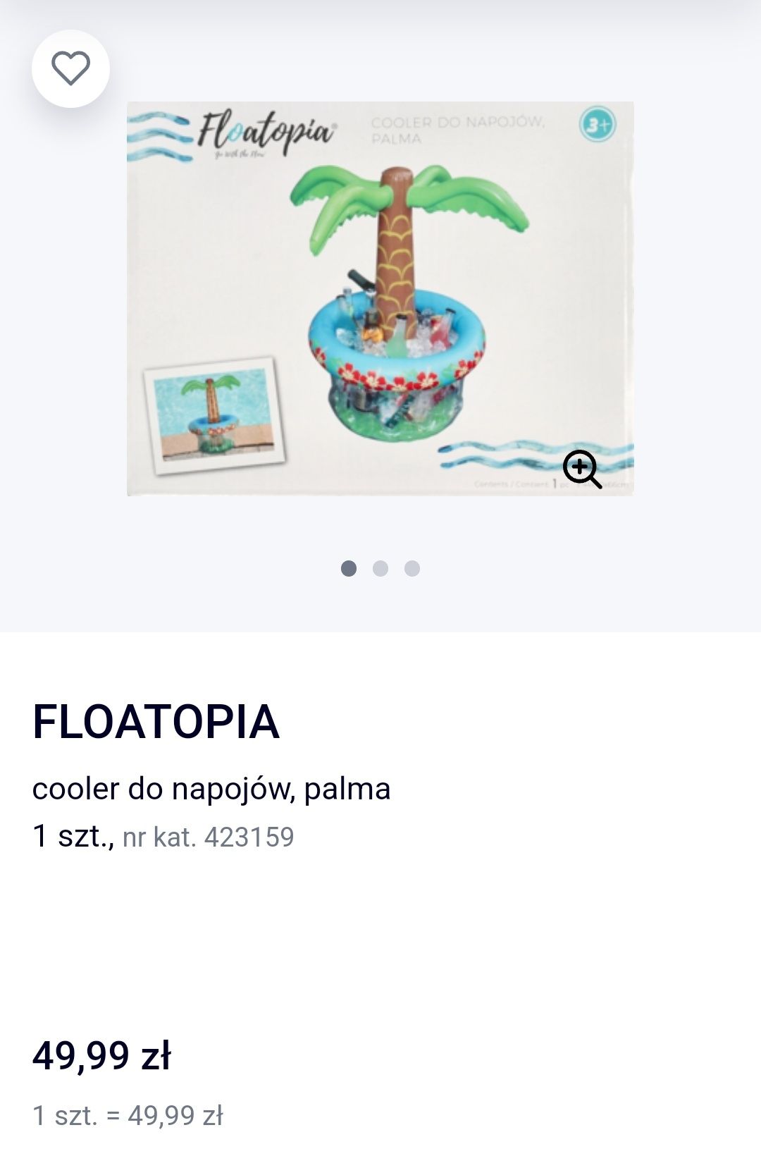 Floatopia cooler do napojów palma