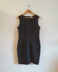 Czarna ołówkowa sukienka H&M 42