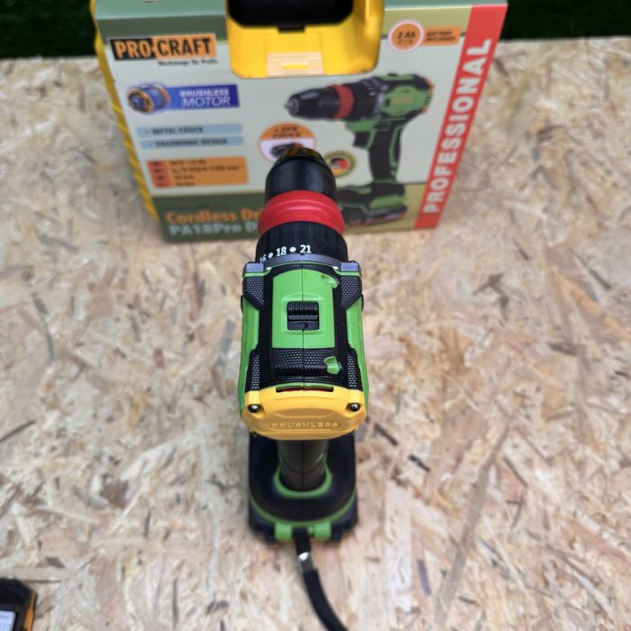 Шуруповерт аккумуляторний Procraft pa18pro DFR 2шт 2Ah аккумулятори